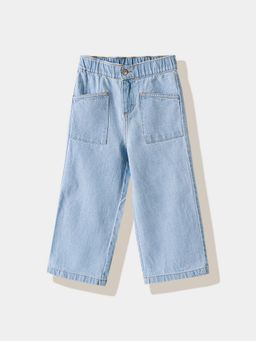 R&B - Blue Plain Regular Jeans