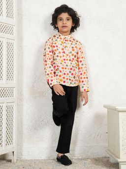 Bugandbees - Multicolor Floral Kurta