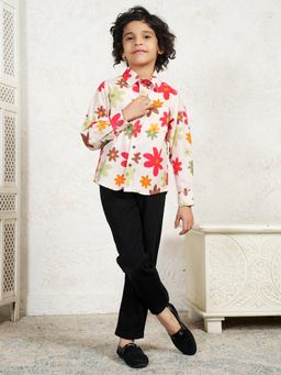 Bugandbees - Multicolor Floral Boys Shirt