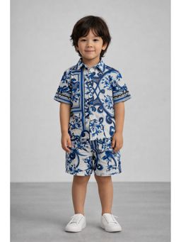 THE PONY AND PEONY CO. - Blue Bohemian Boys Co-Ord Set