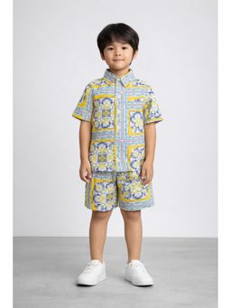 THE PONY & PEONY CO. - Yellow New Bohemian Boys Co-Ord Set