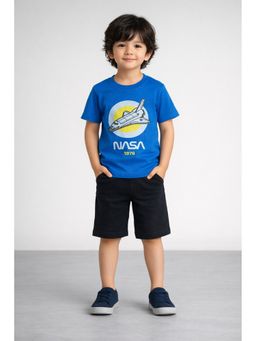 THE PONY & PEONY CO. - Blue Nasa T-Shirt