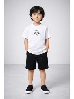 THE PONY & PEONY CO. - White Racing T-Shirt