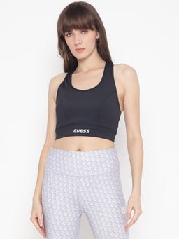 Guess - Women's Solid Sleeveless Crop Top