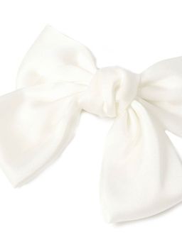 Accessorize London - Womens White Hearts Bow Barette