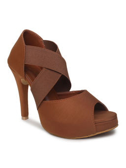 VALIOSAA - Solid Brown Heels