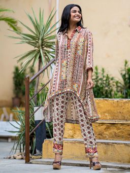 VISHUDH - Women Multi-Color Printed Co-ord (Set of 2)