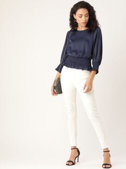 Twenty Dresses by Nykaa Fashion - Navy Blue Only The Finest Top