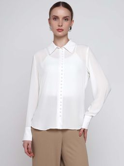 Cover Story - White Buttoned Shirt