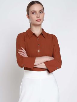 Cover Story - Maroon Solid Top