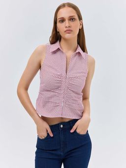 Cover Story - Red Stripe Regular Top