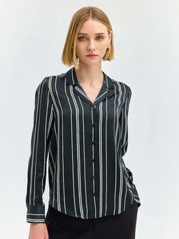 Cover Story - Black Stripe Regular Shirt