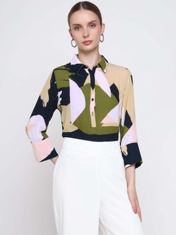 Cover Story - Multi-Colour Printed Top