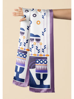 Thee Modern Roots - Women Dove Wings Silk Stole White