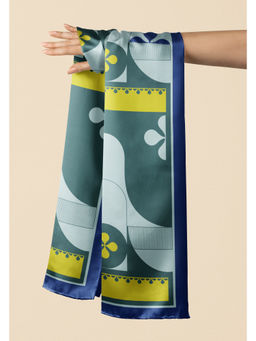 Thee Modern Roots - Women La Muse's Whispers Silk Stole Green