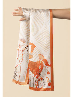 Thee Modern Roots - Women The Dragon Lady's Dance Silk Stole Peach