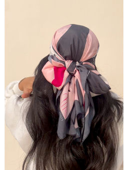 Thee Modern Roots - Women Heart and Soul Silk Scarf Grey