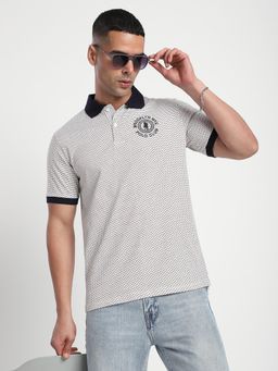 R&B - Printed Regular Men T-shirt - White