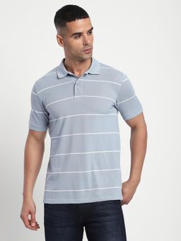 R&B - Striped Regular Men T-shirt - Blue