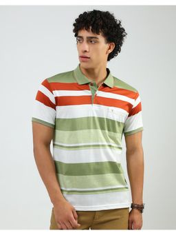 Monte Carlo - Mens Striped T-shirt - Green