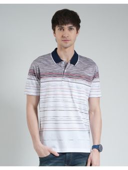 Monte Carlo - Men Off White Collar Neck T-shirt