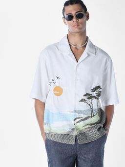 Jack & Jones - Men Oversized White Shirt