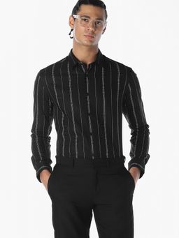 Jack & Jones - Men Slim Fit Black Shirt