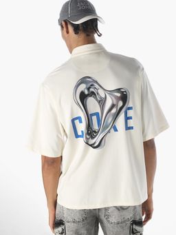 Jack & Jones - Men Oversized Off White Shirt