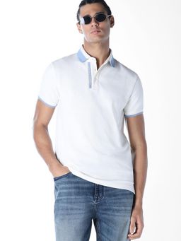Jack & Jones - Men Regular Fit White T-shirt
