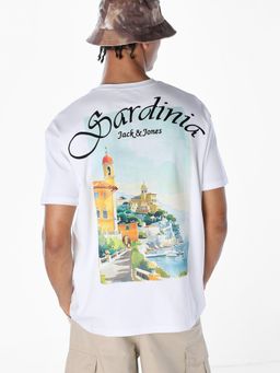 Jack & Jones - Men Oversized White T-shirt