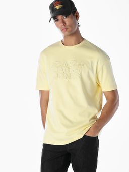 Jack & Jones - Men Oversized Yellow T-shirt