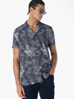 Jack & Jones - Men Comfort Fit Blue Shirt