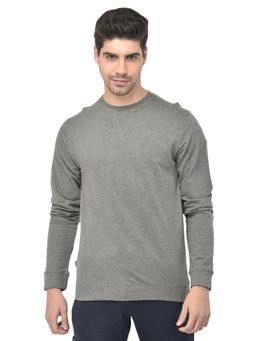 WOODLAND - Casualwear Cotton Dgrey Melange T-shirt For Mens