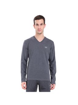 WOODLAND - Casualwear Cotton Dgrey T-shirt For Mens