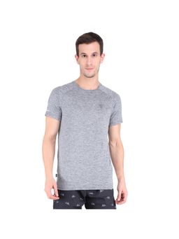 WOODLAND - Casualwear Polyester Black T-shirt For Mens
