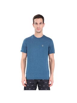 WOODLAND - Casualwear Polyester Teal T-shirt For Mens