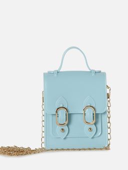 Haute Sauce - Women Blue Structured Sling Bag