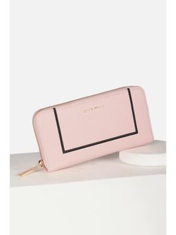 Allen Solly - Women Casual Pink Textured Wallet