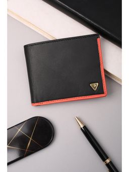 Allen Solly - Men Casual Black Textured Wallet