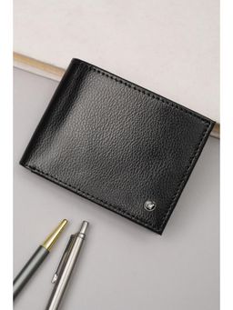 Allen Solly - Men Formal Black Textured Wallet