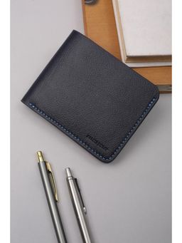 Allen Solly - Men Casual Navy Blue Textured Wallet