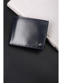 Louis Philippe - Men Formal Black Textured Wallet