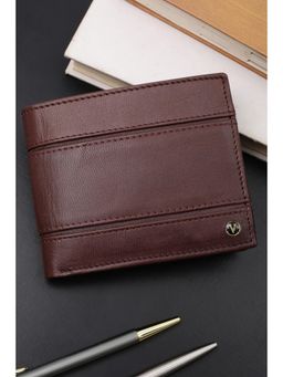 Van Heusen - Men Casual Brown Textured Wallet