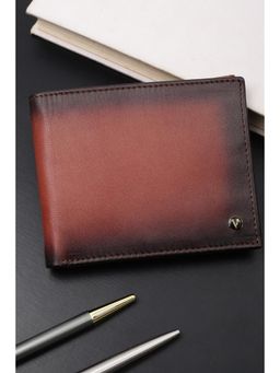 Van Heusen - Men Casual Brown Textured Wallet