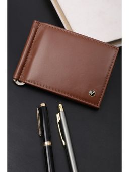 Van Heusen - Men Casual Brown Solid Wallet