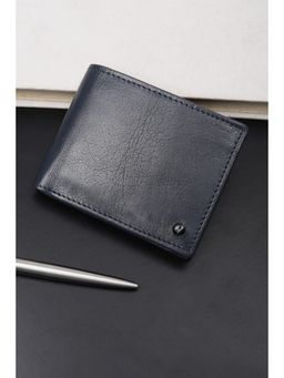 Van Heusen - Men Casual Navy Blue Textured Wallet