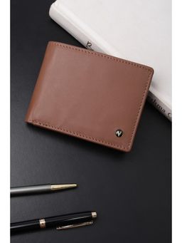 Van Heusen - Men Formal Brown Solid Wallet