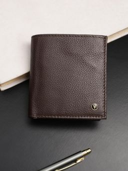 Van Heusen - Men Casual Brown Textured Wallet
