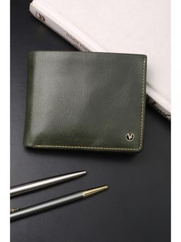 Van Heusen - Men Casual Green Textured Wallet