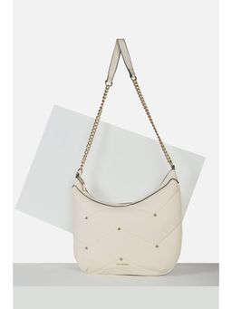 Van Heusen - Women Casual White Embellished Handbag